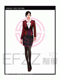 時尚職業女西服設計圖831