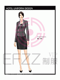 酒店大堂制服設計圖528