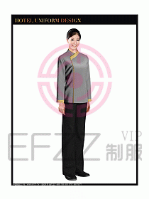 客房服務員制服設計圖345