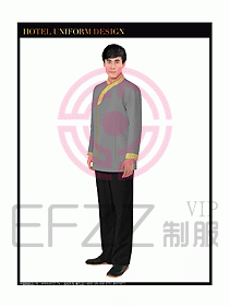 客房服務員制服設計圖348