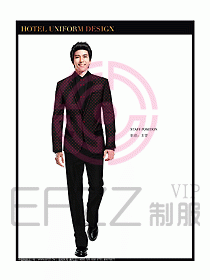 總臺(tái)收銀接待制服設(shè)計(jì)圖175