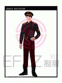 長袖保安服制服設(shè)計(jì)圖339