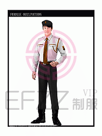 長(zhǎng)袖保安服制服設(shè)計(jì)圖375
