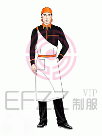 快餐廳制服設計圖004