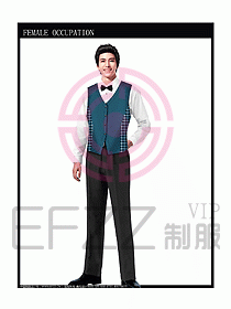 快餐服務生制服設計圖079