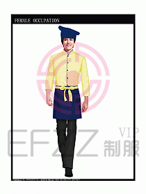 快餐服務(wù)生制服設(shè)計(jì)圖156