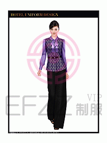 西餐咨客制服設(shè)計圖337