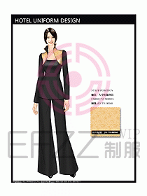 桑拿會所服務員制服設(shè)計圖278